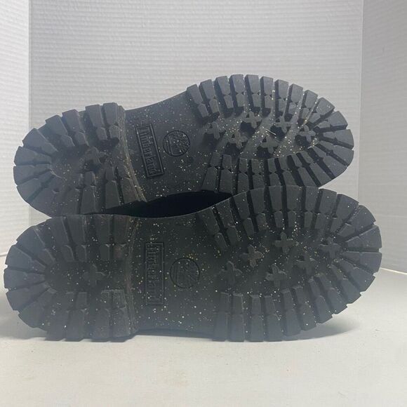 TIMBERLAND Women’s Rebolt Boot Black Gold Size 6 Nubuck Suede Leather Lace Up - Picture 11 of 14